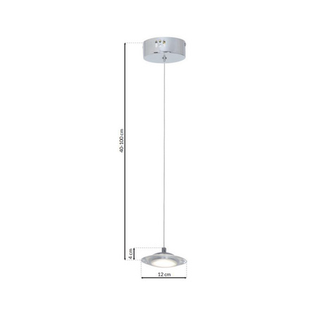 Lampa Wisząca Sufitowa ELLIPSE 5W LED Milagro