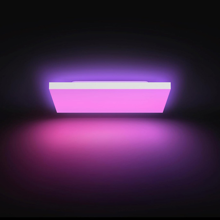 Panel LED Lampa Sufitowa Natynkowa 60x60 cm 67W 4850lm IP20 White and Color Ambiance RGB + TW Biała Inteligentna SMART Zigbee Bluetooth Datura Philips HUE