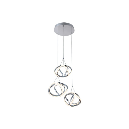 Lampa Wisząca Sufitowa LED 50W 3400lm 3000K Chrom Nowoczesny Palmira Rabalux