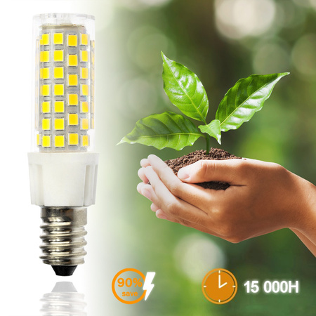 Żarówka LED E14 Tubularna T25 10W = 75W 970lm 6500K Zimna 320° LUMILED