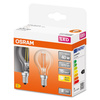 2x Żarówka LED P45 Kulka E14 4W = 40W 470lm 2700K Ciepła 300° Retrofit Filament CLASSIC Osram