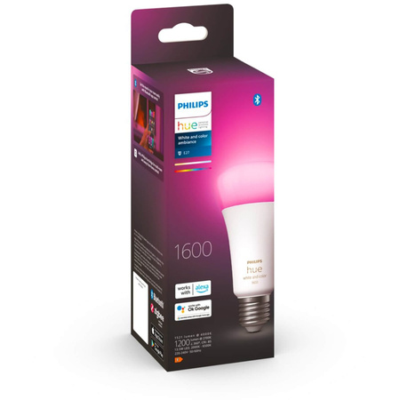 Żarówka LED E27 A67 13,5W CCT RGB PHILIPS HUE White & COLOR Ambiance Bluetooth Zigbee