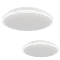 Plafon LED Lampa Sufitowa Natynkowa TERMA Biały 24W LED IP44 Ø360 mm Milagro