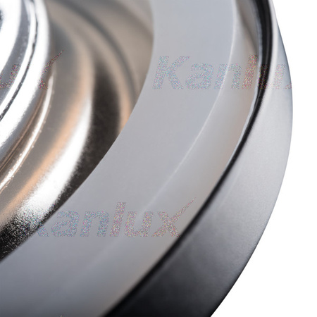 Oprawa sufitowa halogenowa podtynkowa MARIN MR16 Gx5,3 czarny mat Kanlux