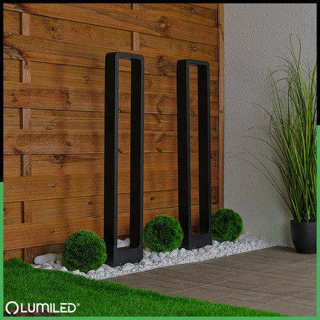 Lampa Ogrodowa Słupek Zewnętrzny Stojący LED 10W ERICA 80cm LUMILED