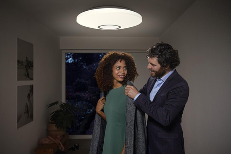 Plafon LED Lampa Sufitowa Natynkowa 32W 3000K Ciepła z Czujnikiem Ruchu i Zmierzchu 44cm Okrągły ORBIS LEDVANCE