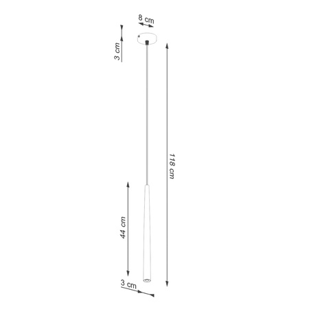 Lampa Sufitowa Wisząca Zwis 1x G9 Czarna Bliss Ocean Green SL.1462 Sollux