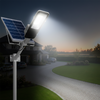 Lampa Solarna Uliczna LED 800W 80000lm 6500K Zimna Czujnik Zmierzchu MOCNA Latarnia Ogrodowa z Regulowanym Panelem + Uchwyt i Pilot