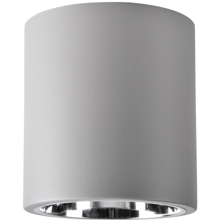 OPRAWA Natynkowa JUPITER 17 E27 metalowa okrągła szara GOLDLUX (Polux)