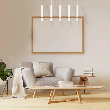 Lampa wisząca JOKER biała 5xGU10 MILAGRO Metal styl nowoczesny