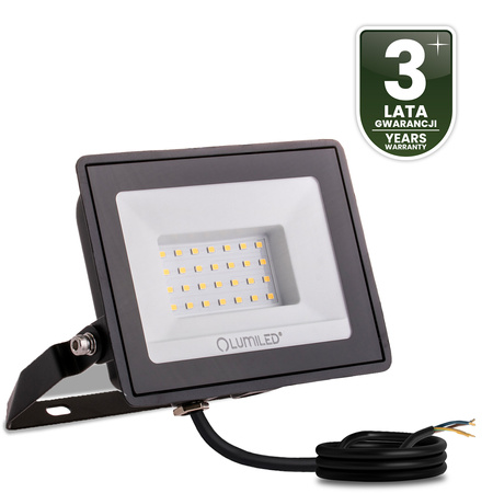 Naświetlacz LED ZUNA2 30W 2700lm 4000K IP65 Czarny LUMILED