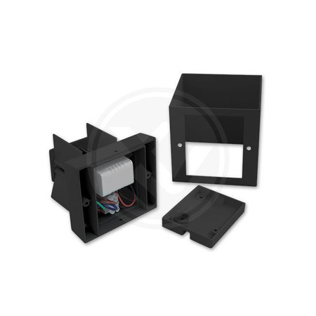 Kinkiet Ogrodowy LED Lampa Elewacyjna Zewnętrzna 2x3W 4000K Regulowana góra dół Czarna