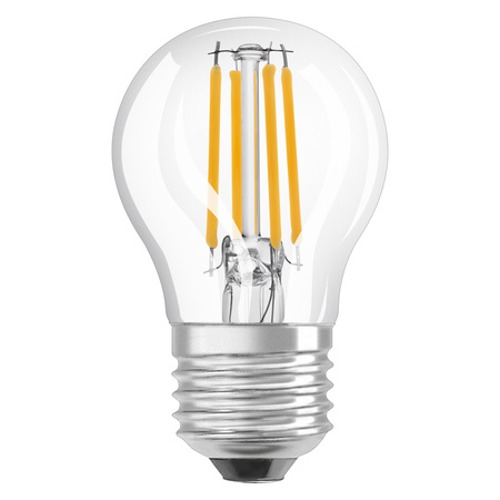 Żarówka LED P45 Kulka E27 2.2W = 25W 300lm 2700K Ciepła CRI90 300° Filament Ściemnialna SUPERSTAR PLUS CLASSIC Osram