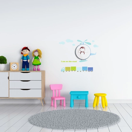 Plafon Lampa Dziecięca HELICOPTER 0,6W LED Milagro