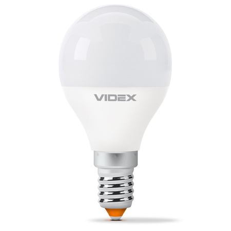 Żarówka LED E14 G45 Kulka 4W = 33W 380lm 3000K Ciepła 240° Videx