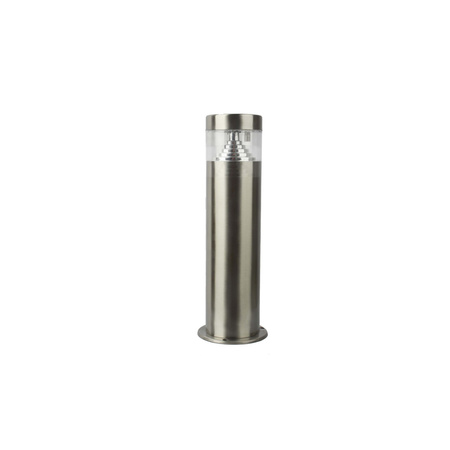 Lampa Ogrodowa Słupek Zewnętrzny Stojący 7W 560lm 4000K IP54 Srebrny Nowoczesny Lisbon Rabalux