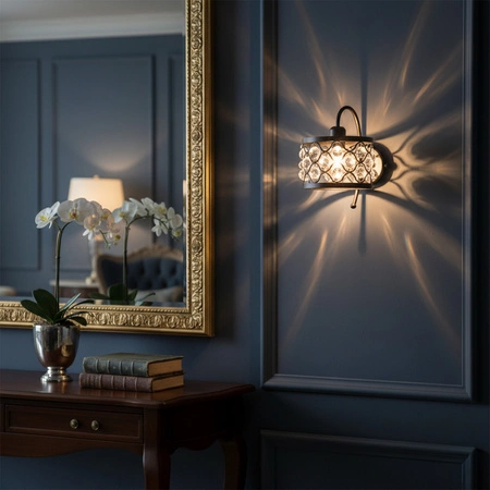 Oprawa ścienna kinkiet Vejle W351 GOLDLUX (Polux) eliptyczna