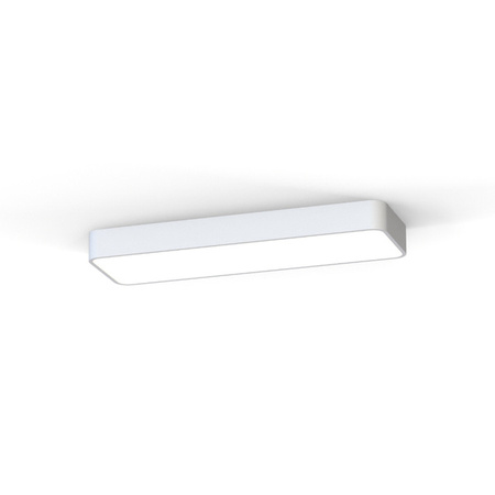 Lampa Sufitowa SOFT 7538 Nowodvorski Biała 2xLED Tube T8 60x20 Nowoczesna