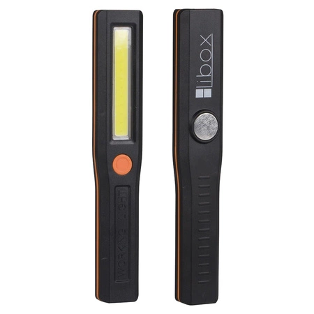 Latarka na baterie kieszonkowa z MAGNESEM 12x COB LED 1W 50LM 3 TRYBY LB0173 LIBOX