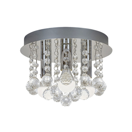 Lampa Sufitowa Plafoniera Dekoracyjna 3x E14 Chrom Nowoczesny Corinna Rabalux