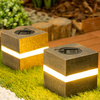 Lampa Solarna LED Zewnętrzna Ogrodowa Stojąca Kamień 3000K IP44 12cm Czujnik Zmierzchu
