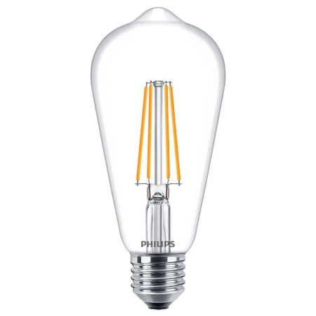 Żarówka LED Edison E27 ST64 7W = 60W 806lm 2700K Ciepła Filament PHILIPS