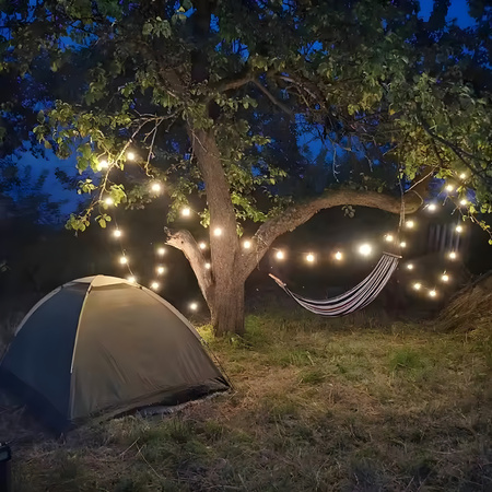 Girlanda Solarna Ogrodowa 20x LED Ozdobne Kuleczki 11.58m 3000K Ciepła LOVO LUMILED