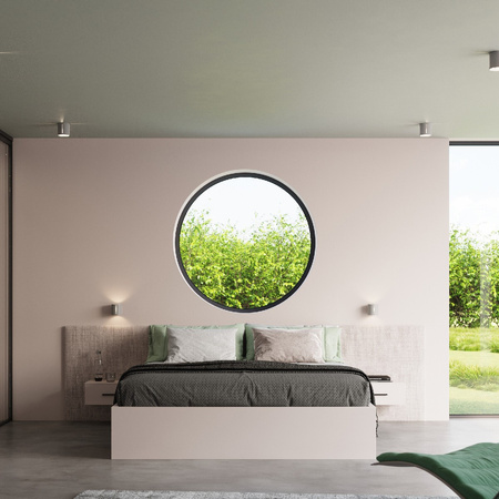 Lampa Ścienna Kinkiet Tuba G9 Cylindryczna Szara Nowoczesna Inez Sollux