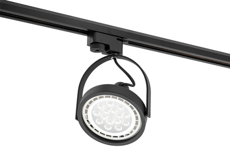Reflektor szynowy Lampa sufitowa LEON ES111 Ruchomy czarny