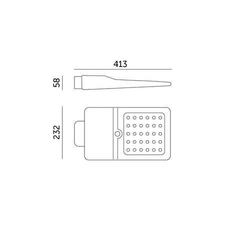 Lampa Uliczna Solarna LED Przemysłowa Oprawa Drogowa 15W 1600lm 4000K Neutralna z Czujnikiem Ruchu i Zmierzchu IP65 Czarna Street Kobi