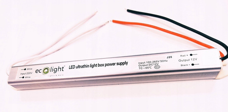 Zasilacz Modułowy do Taśm LED Stałonapięciowy Ultra SLIM 1,5A 18W Ecolight