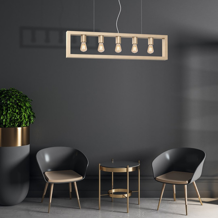 Lampa Wisząca Sufitowa MACK 5xE27 Milagro