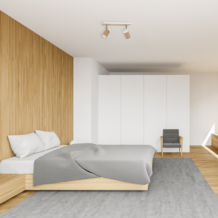 Lampa Sufitowa BARON Biała 2xGU10 Milagro