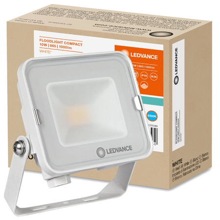 Naświetlacz LED 10W 900lm 3000K IP65 Biały LEDVANCE COMPACT V