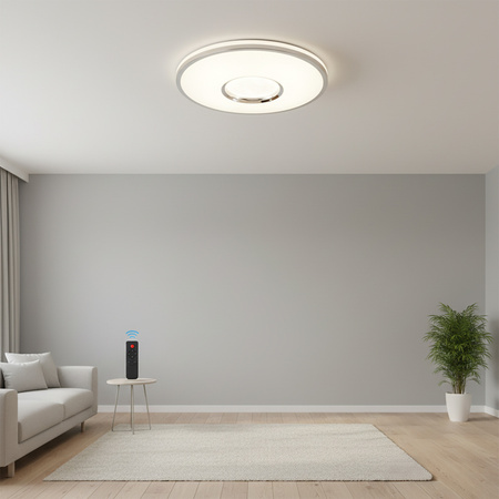 Plafoniera LED Oprawa Sufitowa Leon 36W 2160lm 49cm GOLDLUX (Polux) + pilot