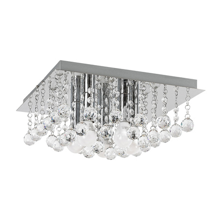 Lampa Sufitowa Plafoniera Dekoracyjna 5x E14 Chrom Nowoczesny Corinna Rabalux