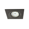 Oprawa Podtynkowa GU10 Halogenowa Wpuszczana Spot Oczko Czarna Kwadratowa Kobi