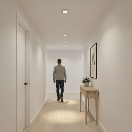 10x Żarówka LED GU10 Reflektor PAR16 6W = 50W 580LM 6500K Zimna 120° z Czujnikiem Ruchu LUMILED