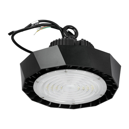 Oprawa LED High-Bay 100W 4000K Z zasilaczem SAMSUNG Czarna VT-9-105 V-TAC