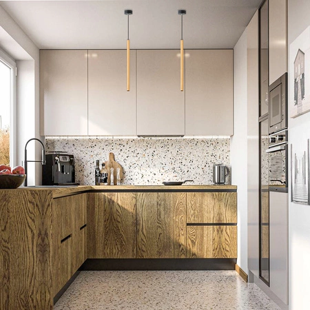 Lampa Wisząca Sufitowa PIERO G9 Regulowana Złota MASTERLED