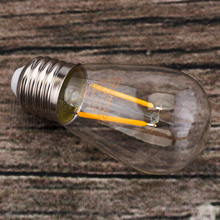 Żarówka LED E27 Edison ST14 2W = 20W 220lm 3000K Ciepła 360° FILAMENT LUMILED