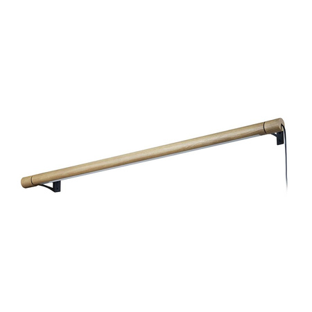 Lampa Ścienna Kinkiet ROLLO Czarna Drewniana Rustykalna LED 4193 TK Lighting