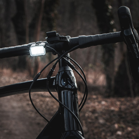 Lampka Latarka Rowerowa Przednia 2xLED USB-C 5 Trybów 300lm IPX6 VAYOX