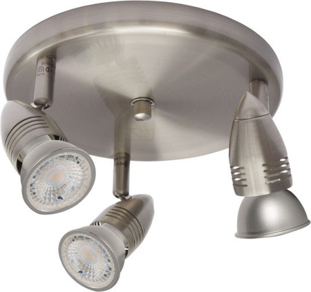 Oprawa Lampa Sufitowa MOLI 3x GU10 CHROM MAT Kanlux