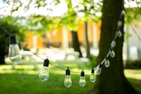 Girlanda Solarna Ogrodowa 20x LED Ozdobne Żarówki EDISON ST58 11,48m Ciepła 3000K EREMI LUMILED