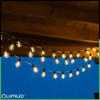 Girlanda Ogrodowa Zewnętrzna Łańcuch Świetlny 20m 60x LED + 2 Żarówki 12W Ciepła 2700K DOLLIS2 LUMILED