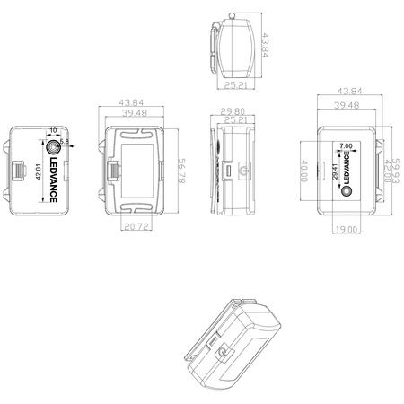 Latarka Czołowa LED COB Na Baterie 3xAAA Lekka 80lm 6500K LEDVANCE