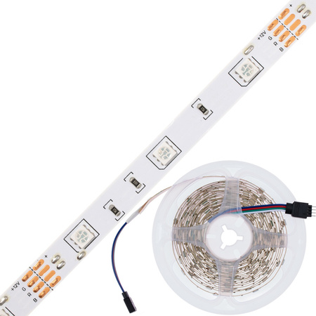 Taśma LED Pasek 12V 36W 150LED 5050 RGB 10mm 5m