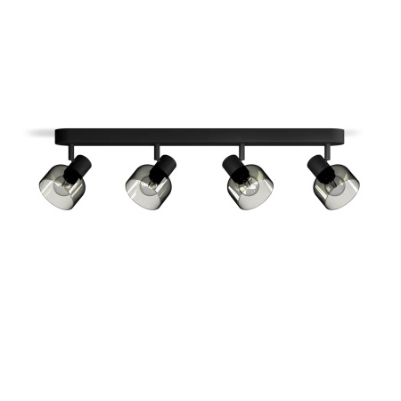 Lampa Sufitowa Reflektor 4x E14 LED Czarna Sleet Philips