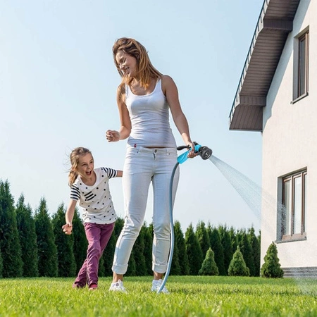 Zestaw Wąż Ogrodowy do Wody 3/4" 50m, Zraszacz Pistoletowy, Przyłącze z Gwintem, Szybkozłącze Stop, Szybkozłącze Przelot 3/4" CELLFAST